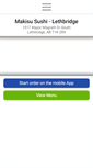 Mobile Screenshot of makisusushilethbridge.com